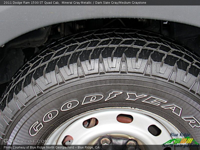 Mineral Gray Metallic / Dark Slate Gray/Medium Graystone 2011 Dodge Ram 1500 ST Quad Cab