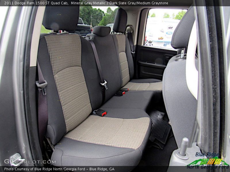 Mineral Gray Metallic / Dark Slate Gray/Medium Graystone 2011 Dodge Ram 1500 ST Quad Cab