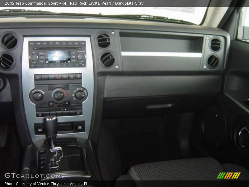 Red Rock Crystal Pearl / Dark Slate Gray 2009 Jeep Commander Sport 4x4
