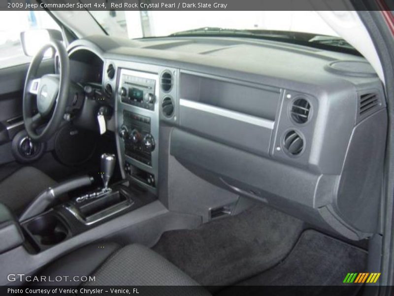 Red Rock Crystal Pearl / Dark Slate Gray 2009 Jeep Commander Sport 4x4