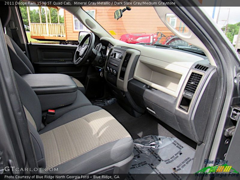 Mineral Gray Metallic / Dark Slate Gray/Medium Graystone 2011 Dodge Ram 1500 ST Quad Cab