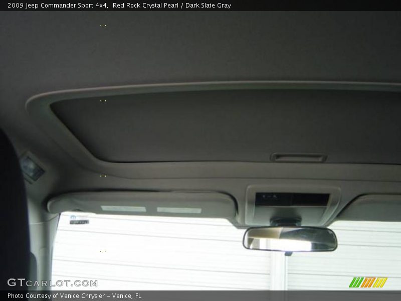 Red Rock Crystal Pearl / Dark Slate Gray 2009 Jeep Commander Sport 4x4