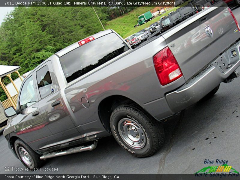 Mineral Gray Metallic / Dark Slate Gray/Medium Graystone 2011 Dodge Ram 1500 ST Quad Cab