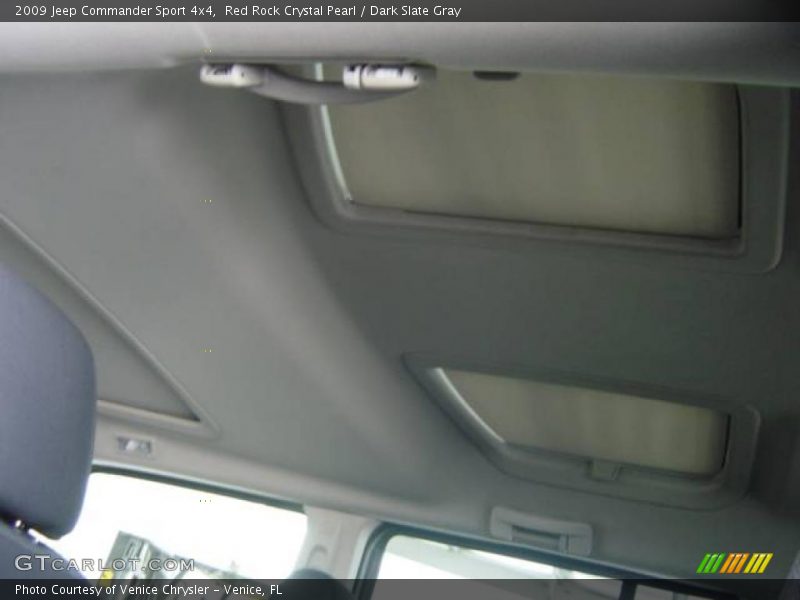 Red Rock Crystal Pearl / Dark Slate Gray 2009 Jeep Commander Sport 4x4