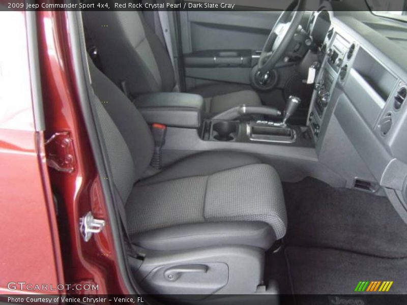 Red Rock Crystal Pearl / Dark Slate Gray 2009 Jeep Commander Sport 4x4