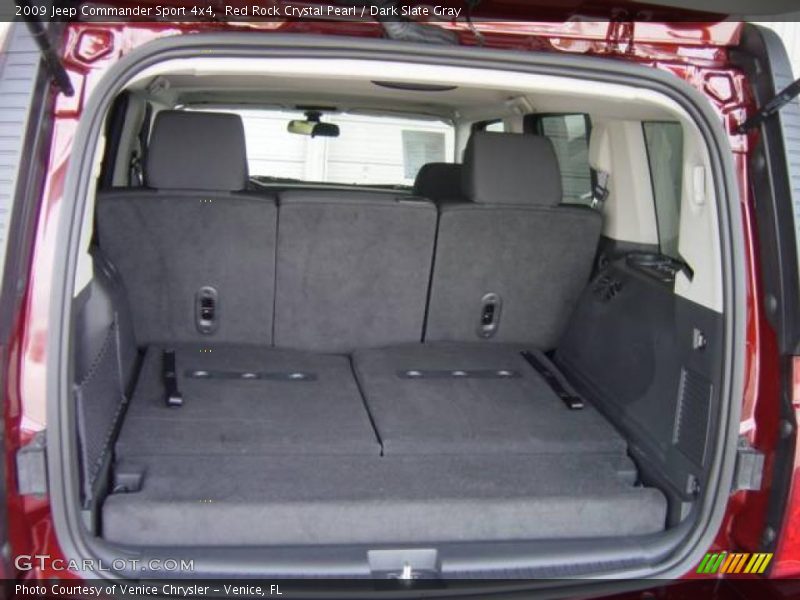 Red Rock Crystal Pearl / Dark Slate Gray 2009 Jeep Commander Sport 4x4