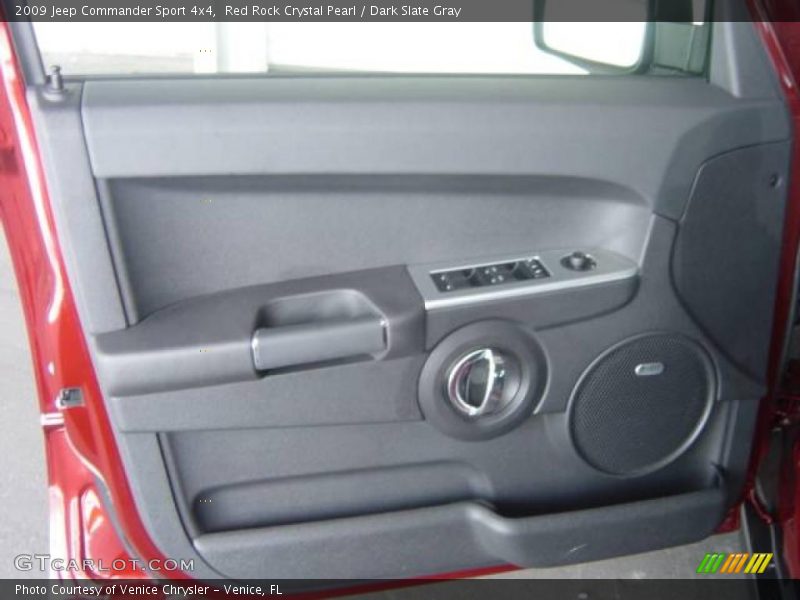 Red Rock Crystal Pearl / Dark Slate Gray 2009 Jeep Commander Sport 4x4