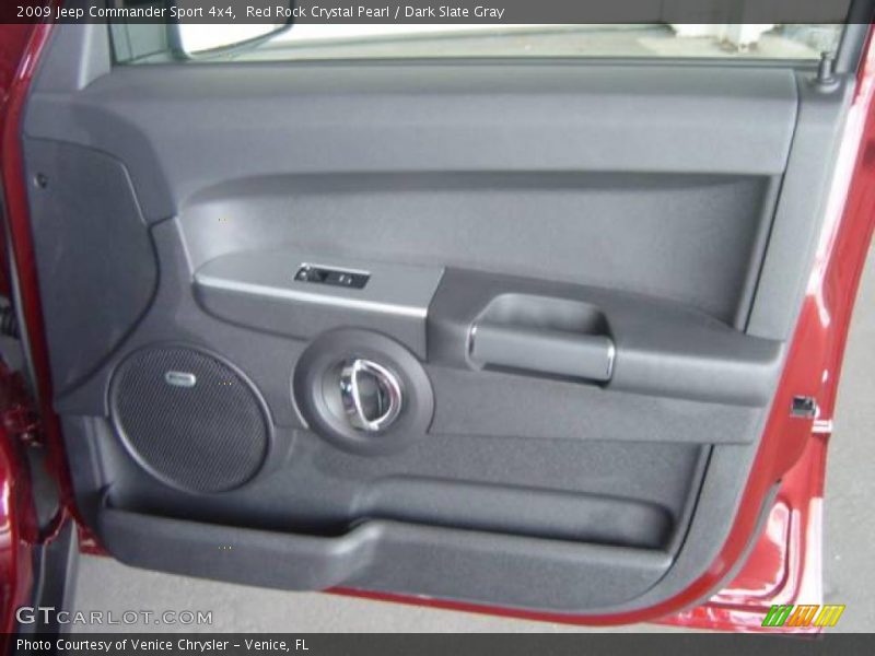 Red Rock Crystal Pearl / Dark Slate Gray 2009 Jeep Commander Sport 4x4