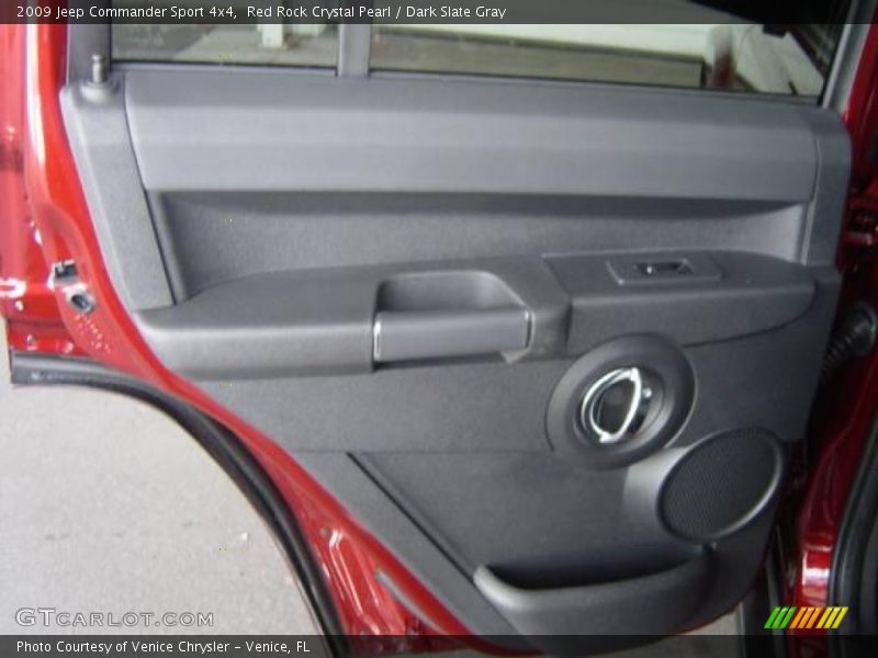 Red Rock Crystal Pearl / Dark Slate Gray 2009 Jeep Commander Sport 4x4