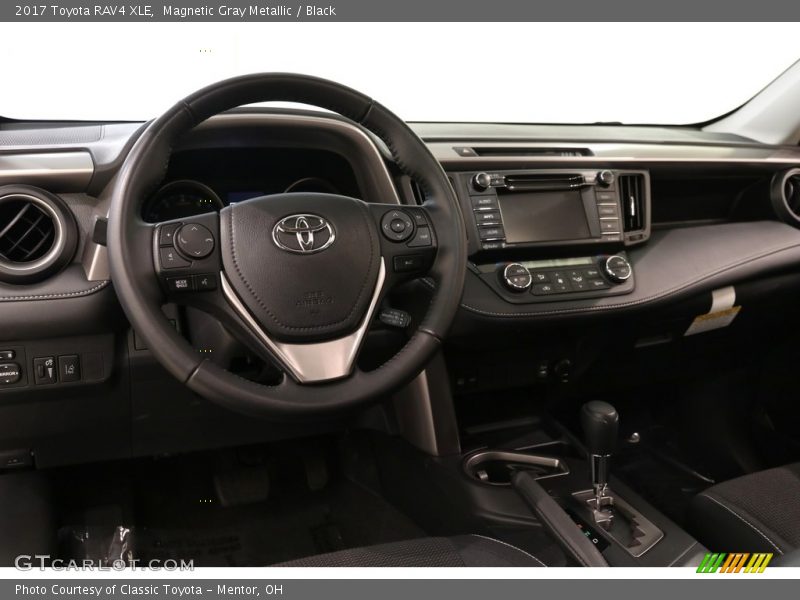 Magnetic Gray Metallic / Black 2017 Toyota RAV4 XLE