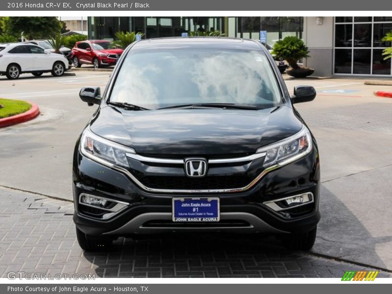 Crystal Black Pearl / Black 2016 Honda CR-V EX