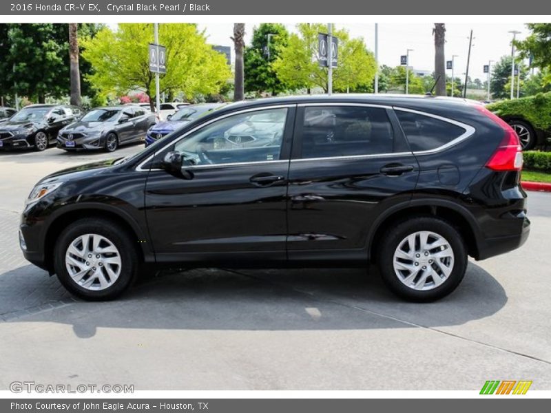 Crystal Black Pearl / Black 2016 Honda CR-V EX