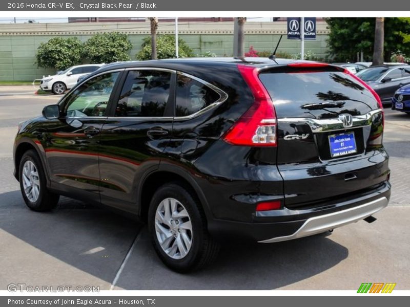 Crystal Black Pearl / Black 2016 Honda CR-V EX