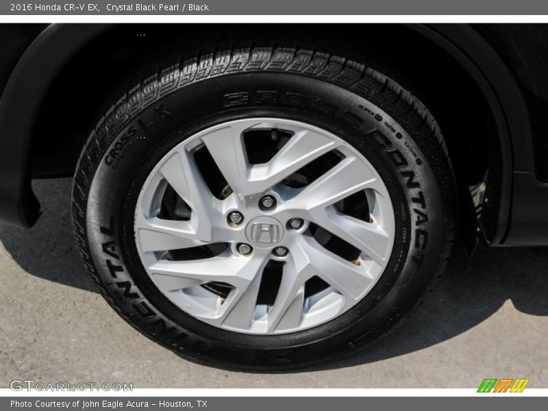 Crystal Black Pearl / Black 2016 Honda CR-V EX