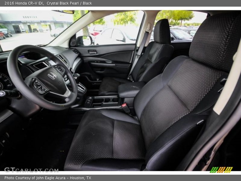 Crystal Black Pearl / Black 2016 Honda CR-V EX