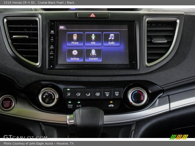 Crystal Black Pearl / Black 2016 Honda CR-V EX