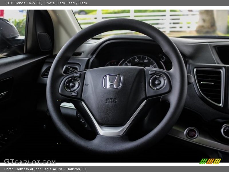 Crystal Black Pearl / Black 2016 Honda CR-V EX