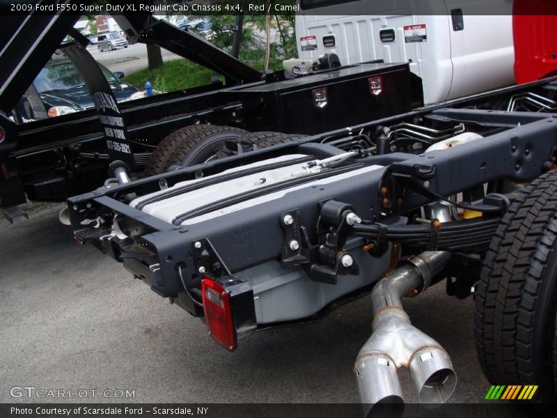 Red / Camel 2009 Ford F550 Super Duty XL Regular Cab Chassis 4x4
