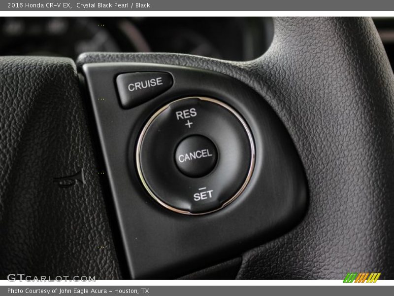 Crystal Black Pearl / Black 2016 Honda CR-V EX