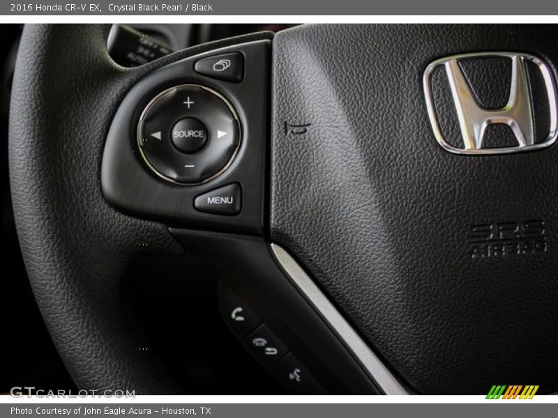Crystal Black Pearl / Black 2016 Honda CR-V EX