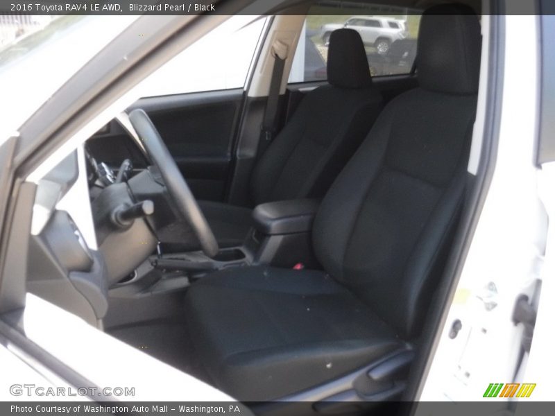 Blizzard Pearl / Black 2016 Toyota RAV4 LE AWD
