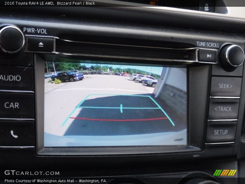 Blizzard Pearl / Black 2016 Toyota RAV4 LE AWD