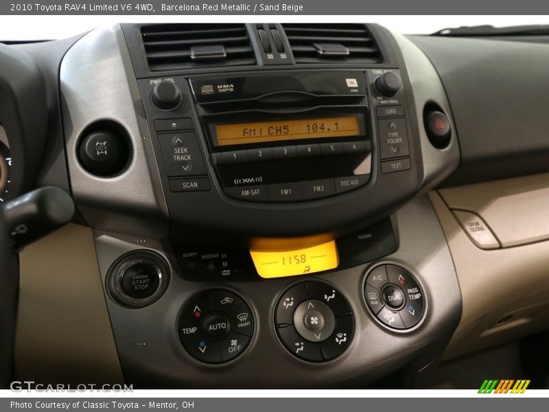 Barcelona Red Metallic / Sand Beige 2010 Toyota RAV4 Limited V6 4WD