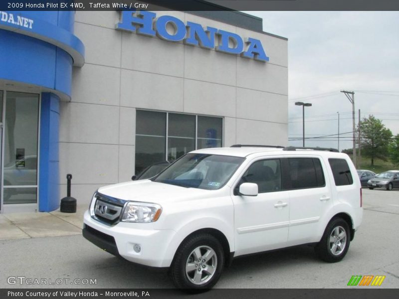Taffeta White / Gray 2009 Honda Pilot EX 4WD