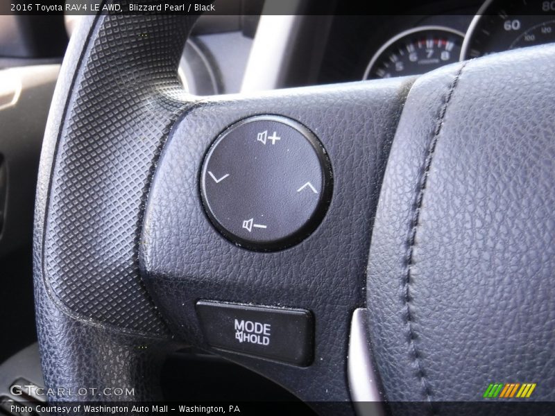 Blizzard Pearl / Black 2016 Toyota RAV4 LE AWD