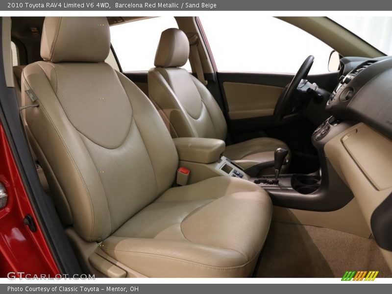 Barcelona Red Metallic / Sand Beige 2010 Toyota RAV4 Limited V6 4WD