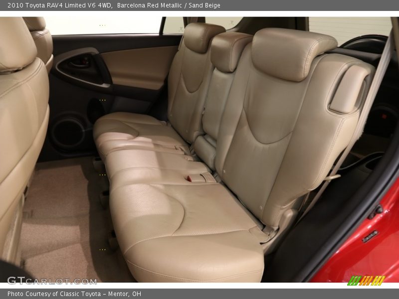 Barcelona Red Metallic / Sand Beige 2010 Toyota RAV4 Limited V6 4WD