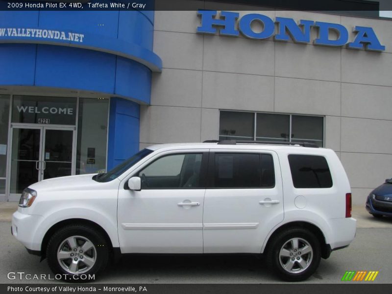 Taffeta White / Gray 2009 Honda Pilot EX 4WD
