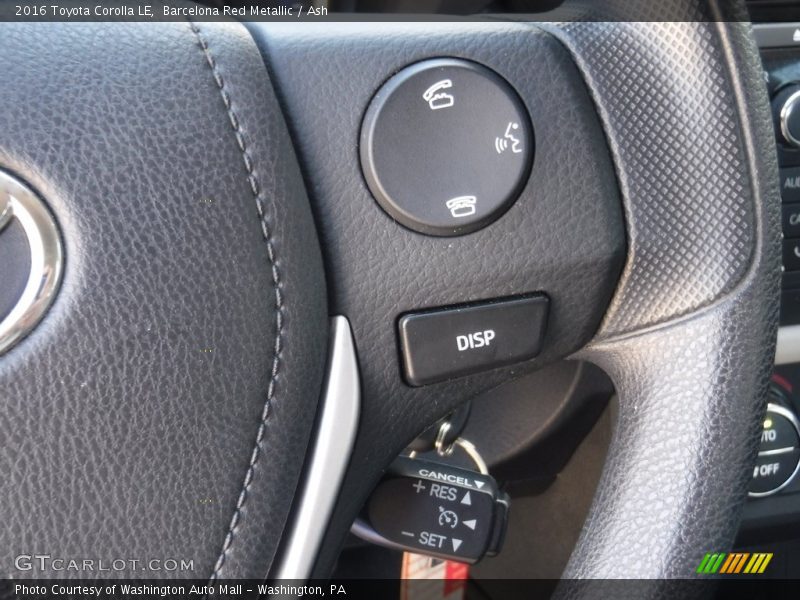 Barcelona Red Metallic / Ash 2016 Toyota Corolla LE