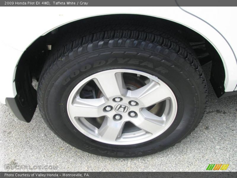 Taffeta White / Gray 2009 Honda Pilot EX 4WD
