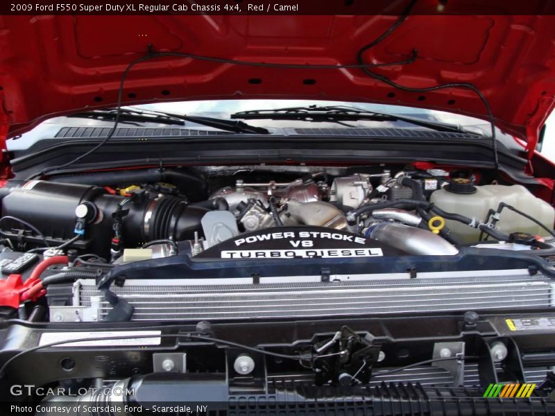 Red / Camel 2009 Ford F550 Super Duty XL Regular Cab Chassis 4x4