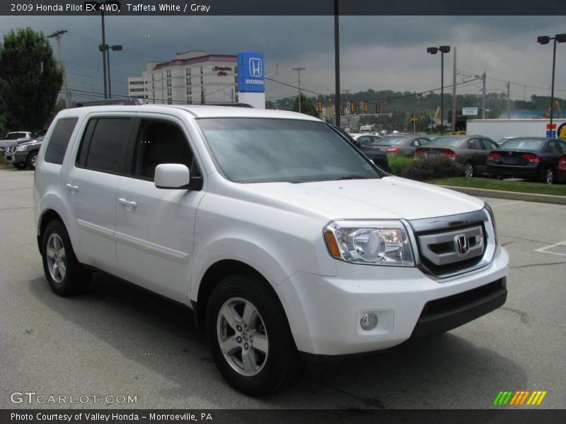 Taffeta White / Gray 2009 Honda Pilot EX 4WD