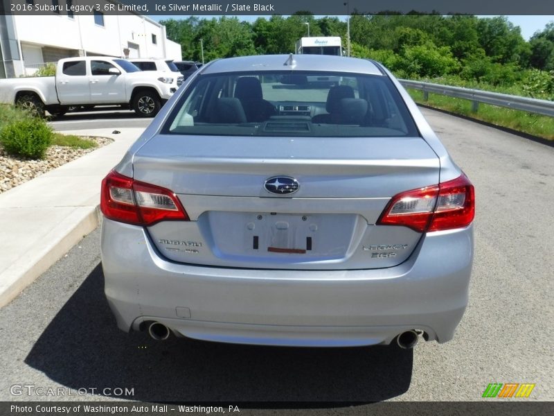 Ice Silver Metallic / Slate Black 2016 Subaru Legacy 3.6R Limited