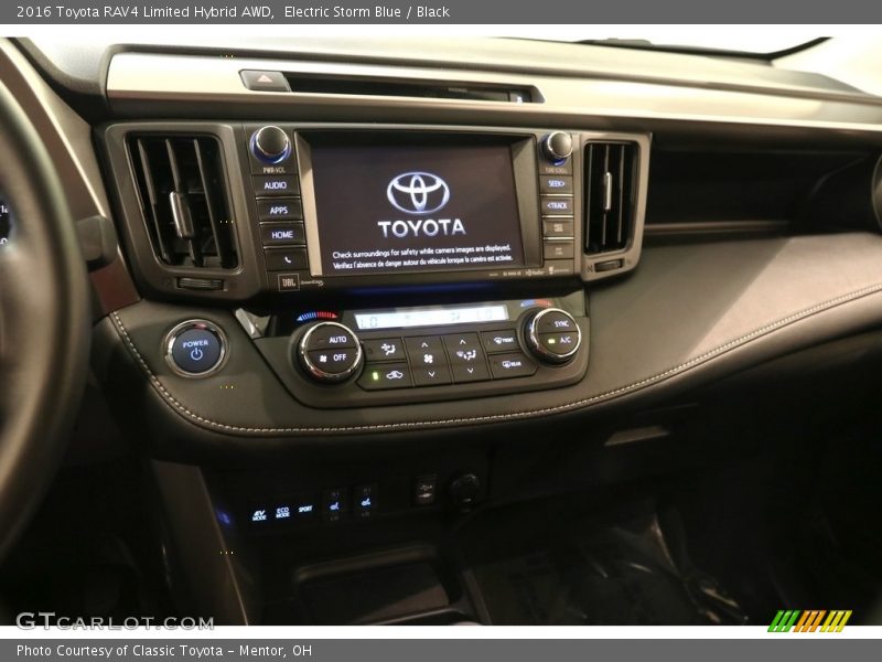 Electric Storm Blue / Black 2016 Toyota RAV4 Limited Hybrid AWD