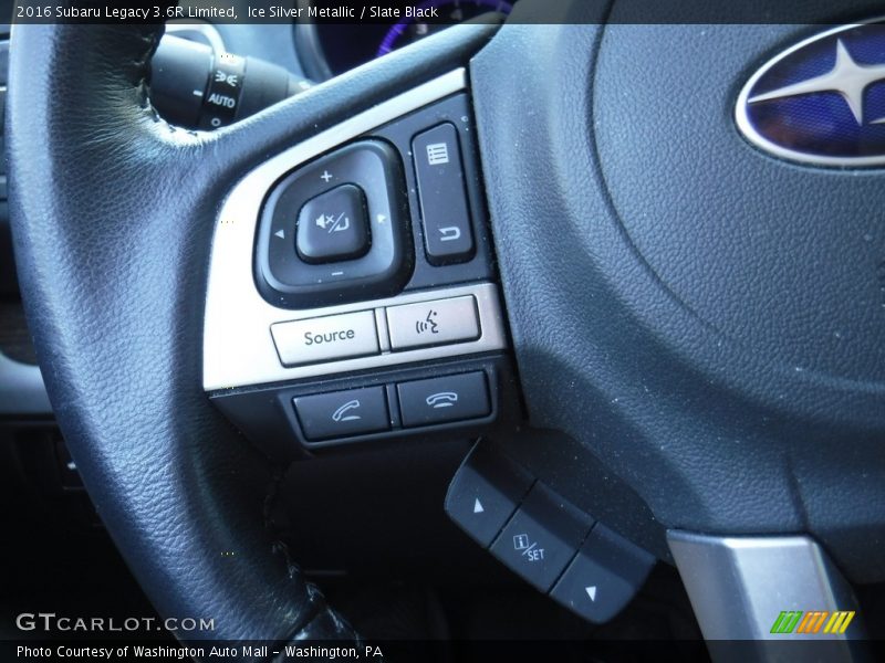 Ice Silver Metallic / Slate Black 2016 Subaru Legacy 3.6R Limited