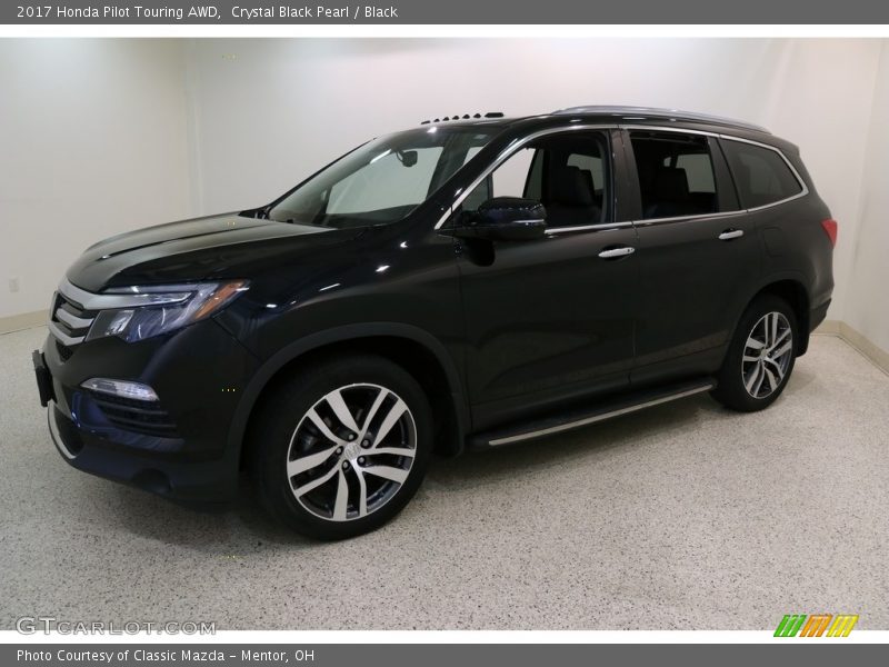 Crystal Black Pearl / Black 2017 Honda Pilot Touring AWD