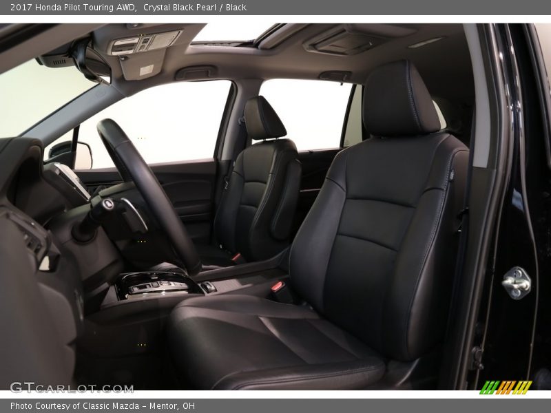 Crystal Black Pearl / Black 2017 Honda Pilot Touring AWD