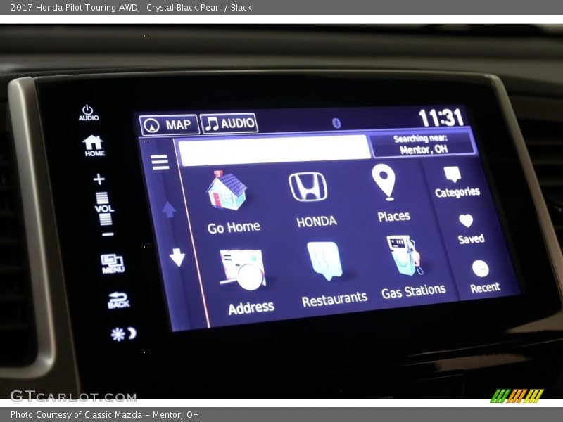 Crystal Black Pearl / Black 2017 Honda Pilot Touring AWD