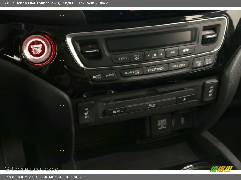 Crystal Black Pearl / Black 2017 Honda Pilot Touring AWD