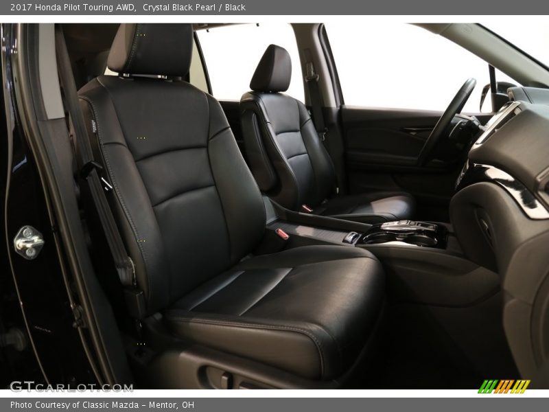 Crystal Black Pearl / Black 2017 Honda Pilot Touring AWD