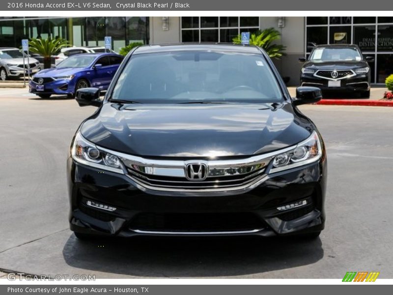 Crystal Black Pearl / Black 2016 Honda Accord EX-L V6 Sedan