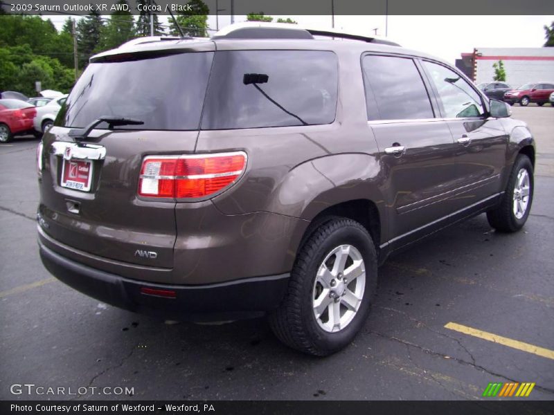 Cocoa / Black 2009 Saturn Outlook XR AWD