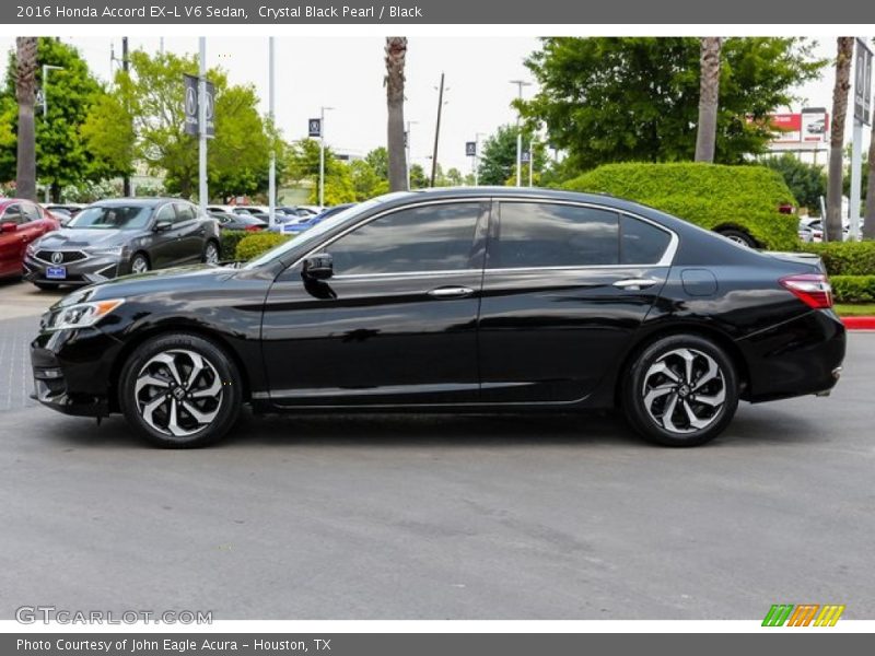 Crystal Black Pearl / Black 2016 Honda Accord EX-L V6 Sedan