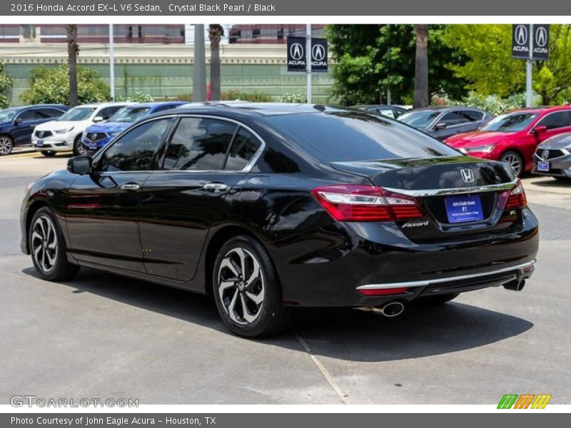 Crystal Black Pearl / Black 2016 Honda Accord EX-L V6 Sedan
