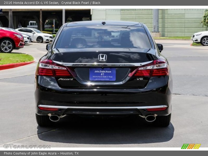 Crystal Black Pearl / Black 2016 Honda Accord EX-L V6 Sedan