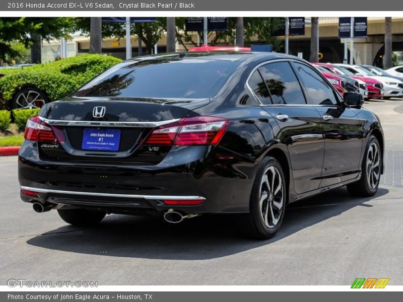 Crystal Black Pearl / Black 2016 Honda Accord EX-L V6 Sedan